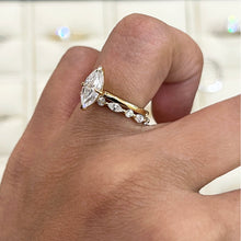 Load image into Gallery viewer, Wedding rings gold jewelry moissanite lab diamond manila philippines Lab Diamond Wedding Bands