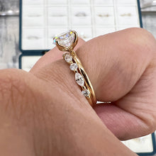 Load image into Gallery viewer, Wedding rings gold jewelry moissanite lab diamond manila philippines Lab Diamond Wedding Bands