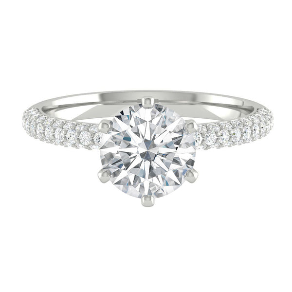 Lucce Angela Luxe Round Moissanite