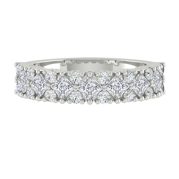 Sarah Band Moissanite