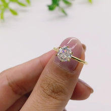 Load and play video in Gallery viewer, Engagement Ring Wedding Rings Gold Jewelry Moissanite Lab Diamond Manila Philippines
