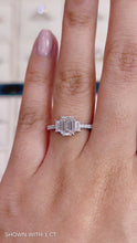 Load and play video in Gallery viewer, Where to buy Emerald Engagement ring wedding rings gold jewelry trilogy three stone lab diamond manila philippines
