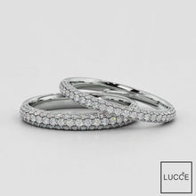 Load and play video in Gallery viewer, Lab diamond Wedding Bands Eternity Rings

