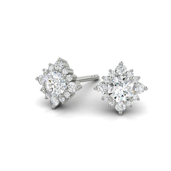 Eliza Earrings Moissanite
