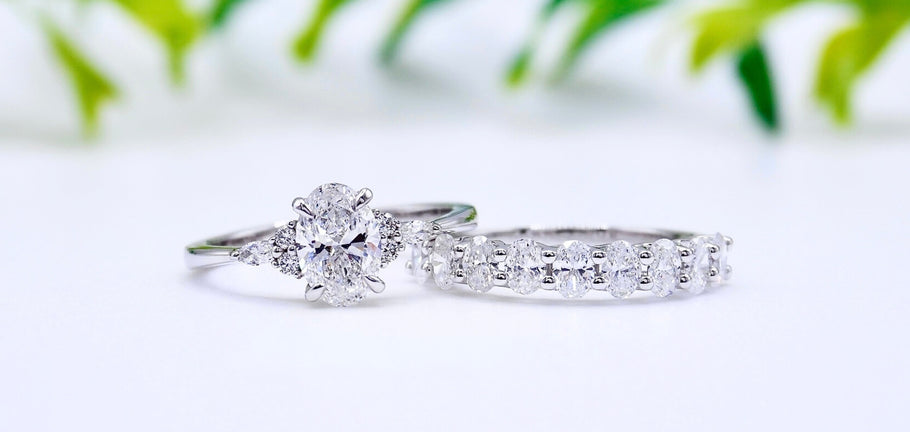 Oval Engagement Rings with Wedding Bands: A Timeless Combination for Modern Couples
