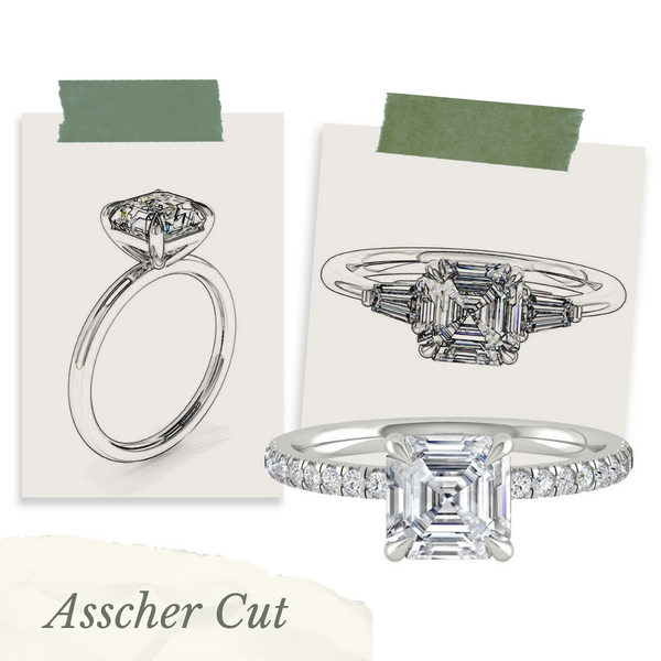 Ring Cuts 101 - The Asscher Cut