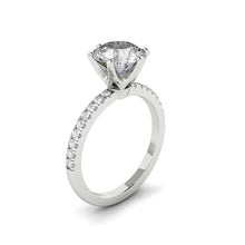 Load image into Gallery viewer, Miriam Pavé 0.48ct SUPERNOVA Moissanite 14K White Gold
