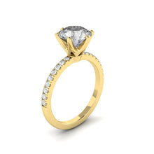 Load image into Gallery viewer, Miriam Pavé Lab Diamond 0.77ct E VVS1 Id IGI 18K Yellow Gold
