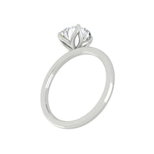 Load image into Gallery viewer, Lucia 1ct SUPERNOVA Moissanite 14K White Gold
