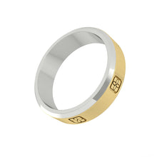 Load image into Gallery viewer, Constance II Brushed 5.5mm 18K Yellow Gold/Platinum
