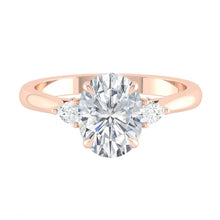 Load image into Gallery viewer, Sophia Oval Lab Diamond 0.77ct E VS1 Ex IGI 18K Rose Gold
