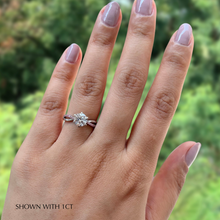 Load image into Gallery viewer, Pink Diamond Engagement Ring with infinity band Philippines
