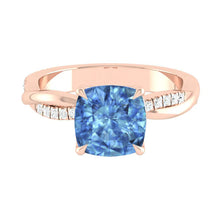 Load image into Gallery viewer, Fiore Ocean Cushion Diamond
