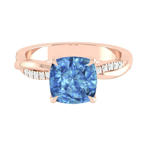 Fiore Ocean Cushion Diamond