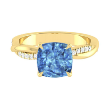 Load image into Gallery viewer, Fiore Ocean Cushion Diamond
