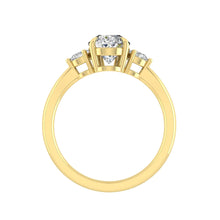 Load image into Gallery viewer, Mia Pear 0.90ct SUPERNOVA Moissanite 18K Yellow Gold
