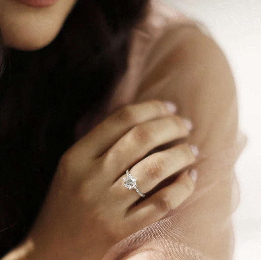 Engagement Ring Wedding Rings Lab Diamond Moissanite Proposal Jewelry Manila Philippines