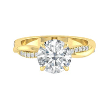 Load image into Gallery viewer, Fiore 0.75ct D VVS2 Id IGI 18K Yellow Gold

