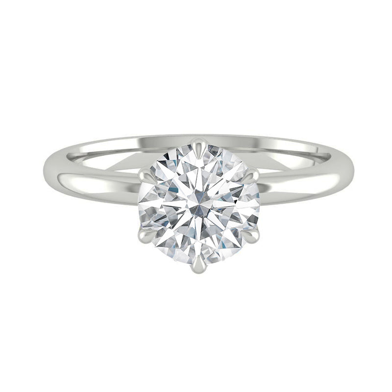 Lucia 6-Prong Moissanite