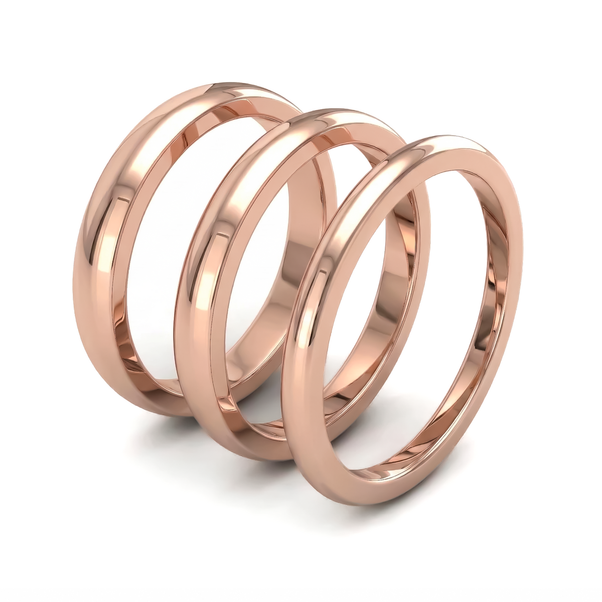 Load image into Gallery viewer, LUCCE AMORE™ Via Polished 14K Rose Gold
