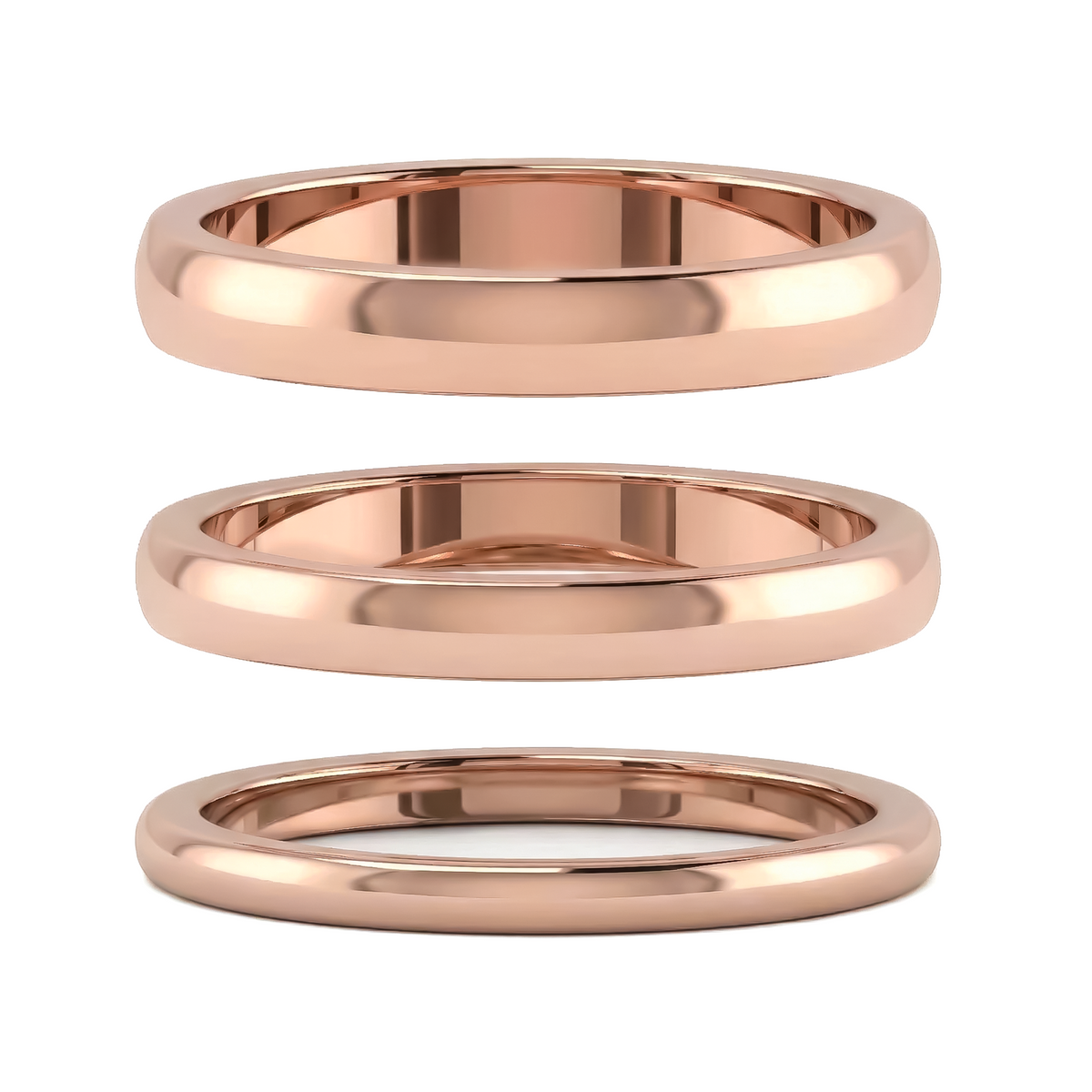 Load image into Gallery viewer, LUCCE AMORE™ Via Polished 14K Rose Gold
