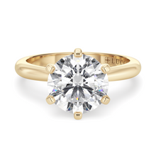 Load image into Gallery viewer, LUCCE ANGELA™ Round Lab Diamond 1.06ct D VS1 Id IGI 14K Yellow Gold
