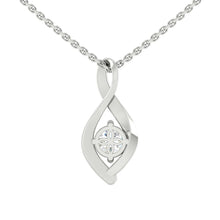 Load image into Gallery viewer, Anna Necklace Round Moissanite
