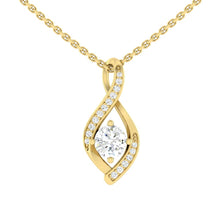 Load image into Gallery viewer, Anna Necklace Round Moissanite
