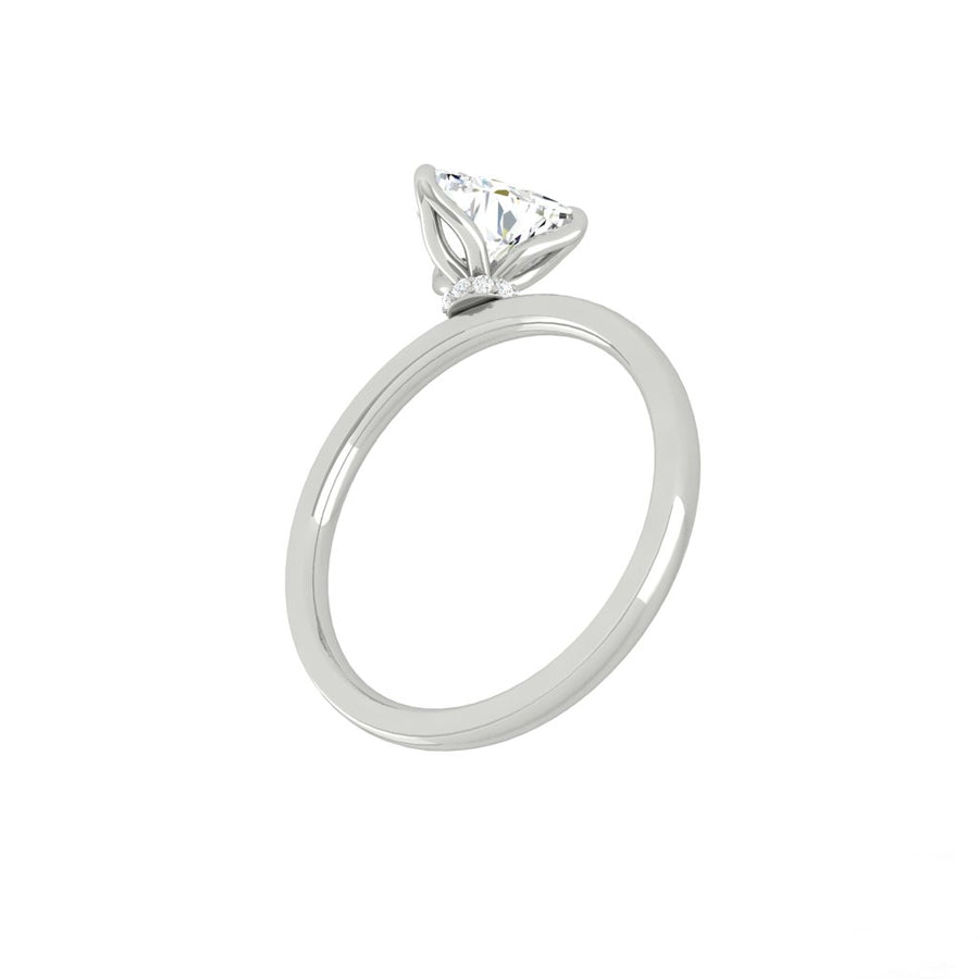 Load image into Gallery viewer, LUCCE LUCIA™ Halo Trillion Lab Diamond 1.04ct E VVS2 GIA Platinum
