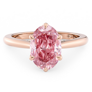 LUCCE AZALEA™ 6-Prong Oval ROSÉ™ Pink Diamond