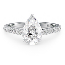 Load image into Gallery viewer, Lucce Azalea Pavé Pear Diamond
