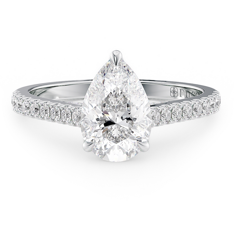 Lucce Azalea Pavé Pear Diamond