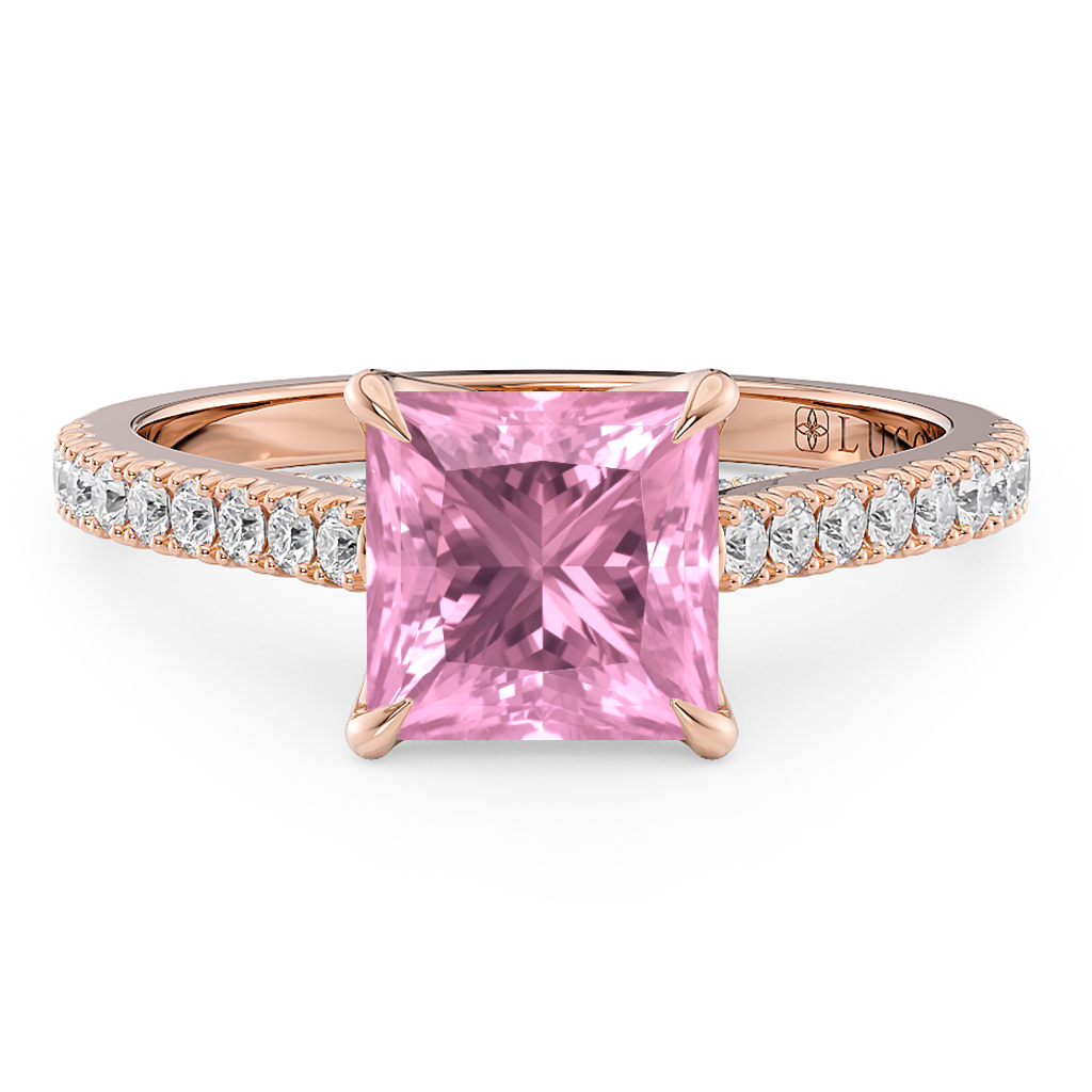 Load image into Gallery viewer, LUCCE AZALEA™ Pavé Princess Gemstone
