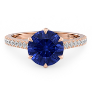 LUCCE AZALEA™ Pavé Round Gemstone