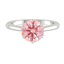 Load image into Gallery viewer, Azalea Round Rosé Pink Diamond
