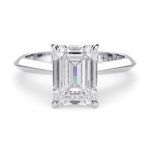 LUCCE ECUADORIAN™ Emerald Lab Diamond 3.00ct D VVS2 Platinum