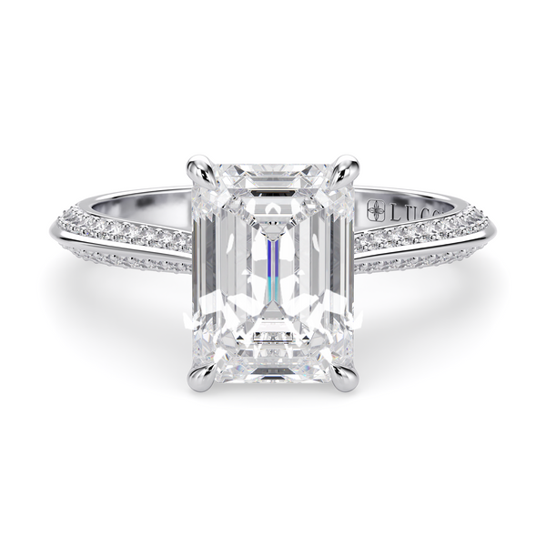 Lucce Ecuadorian Pavé Emerald Diamond