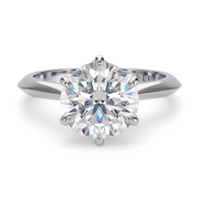 LUCCE ECUADORIAN™ Round Lab Diamond 1.25ct D VVS2 Id IGI 18K White Gold