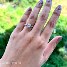 Load image into Gallery viewer, lab diamond engagement ring moissanite Wedding bands designer manila philippines
