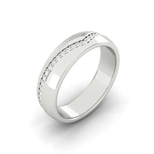 Load image into Gallery viewer, Caleb Luxe Matte 4mm 14K White Gold
