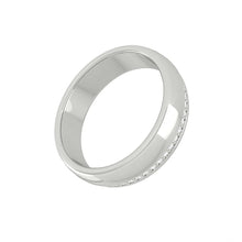 Load image into Gallery viewer, Caleb Luxe Matte 4mm 14K White Gold
