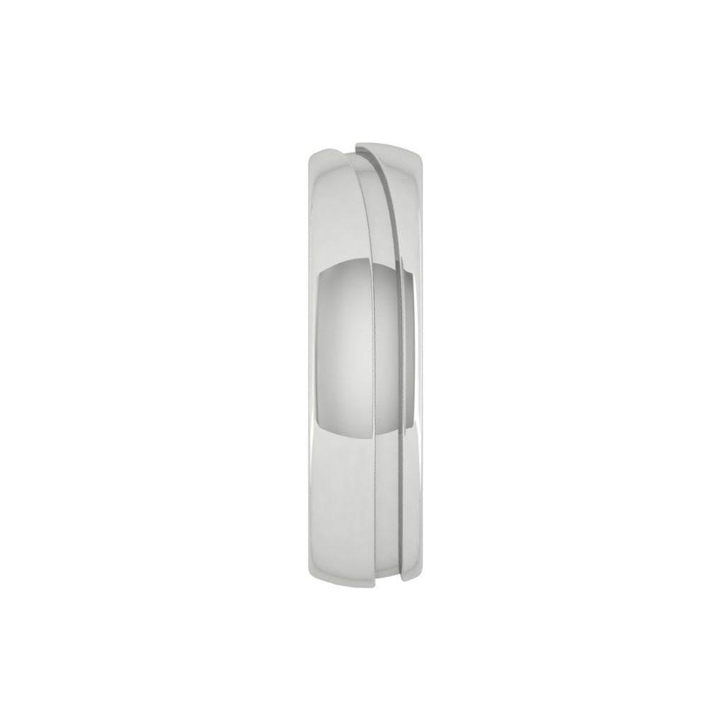 Load image into Gallery viewer, LUCCE CALEB™ Polished 4mm 14K White Gold
