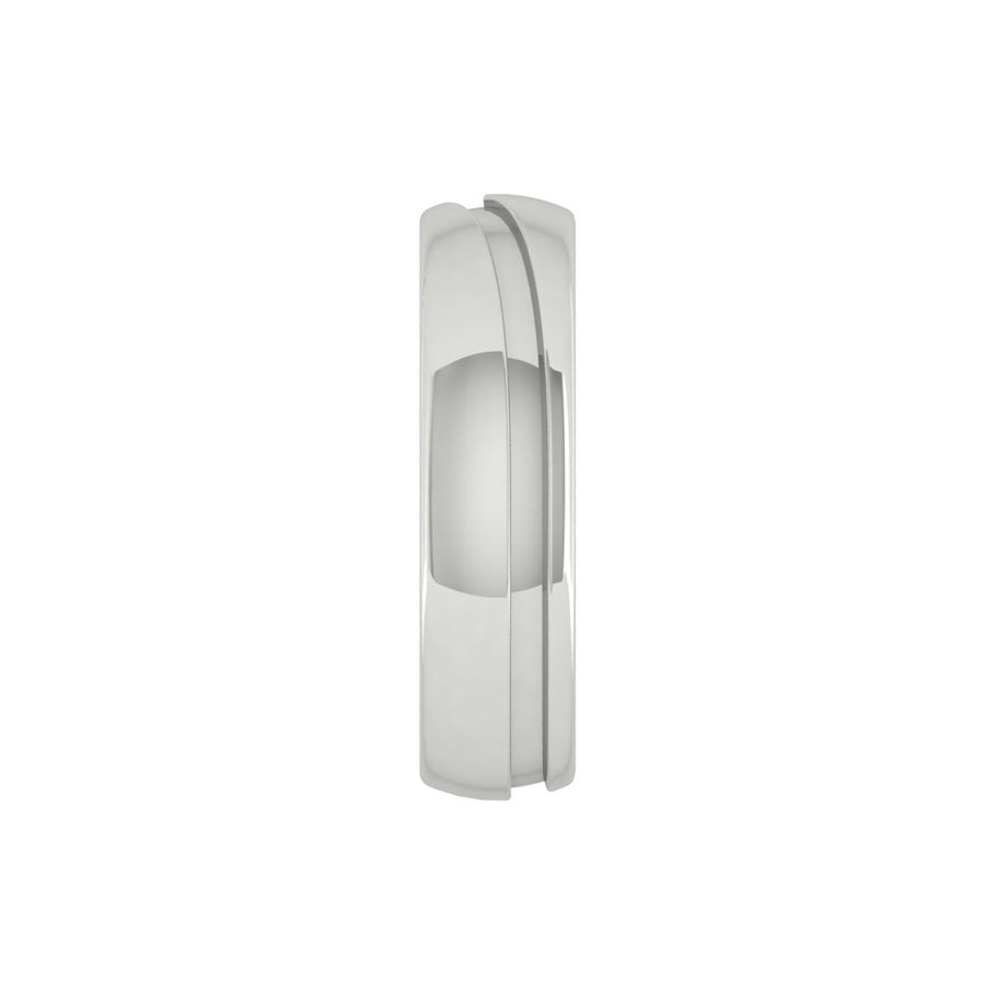 Load image into Gallery viewer, LUCCE CALEB™ Polished 4mm 14K White Gold
