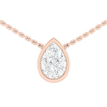 Load image into Gallery viewer, Carla Pear Necklace Diamond
