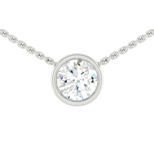 Carla Round Necklace Diamond