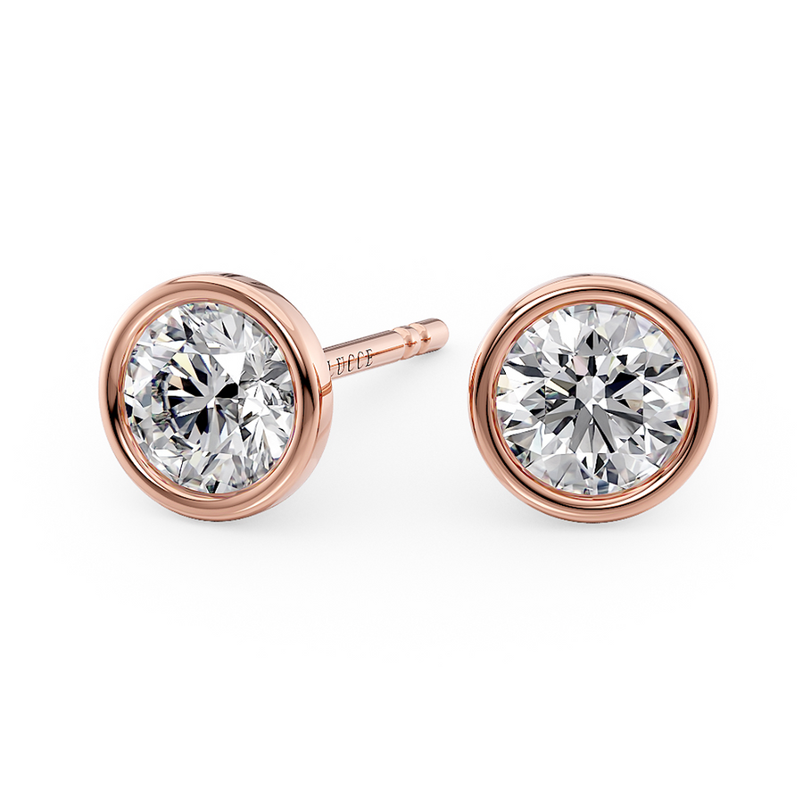 Load image into Gallery viewer, LUCCE CARLISLE™ 6-Petal Earrings Round Diamond
