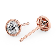 Load image into Gallery viewer, Lucce Carla 6-Prong Earrings Round Diamond
