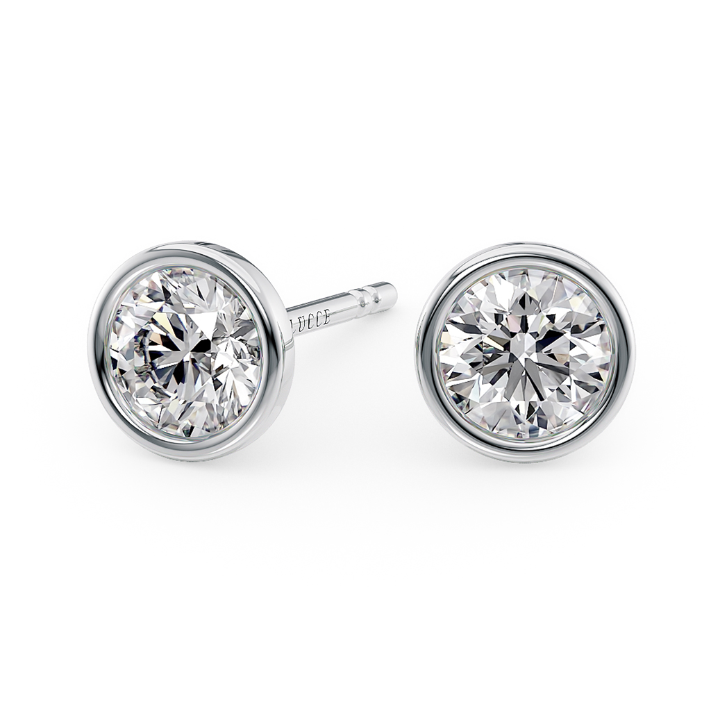 Lucce Carla 6-Prong Earrings Round Diamond