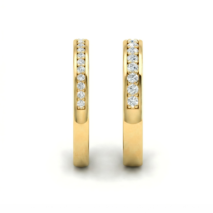 Load image into Gallery viewer, LUCCE CARLISLE™ Band Lab Diamond 0.21ctw  18k Yellow Gold
