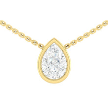 Load image into Gallery viewer, Carla Pear Necklace Diamond
